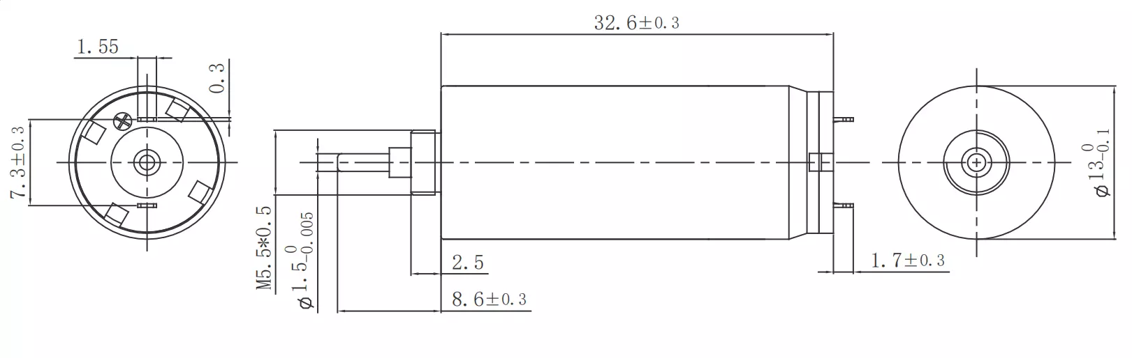 Outside overview of FA-BR13-24V Outside overview of FA-BR13-24V