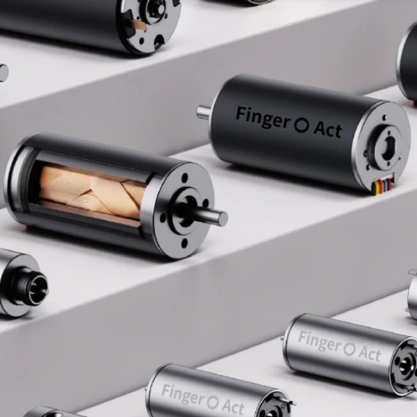 FA-DH dental high-speed coreless BLDC motor platform showing multiple drive variants and configurations