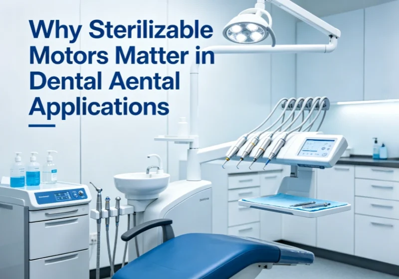 Why Sterilizable Motors Matter in Dental Applications Dental motor testing and quality inspection for OEM applications