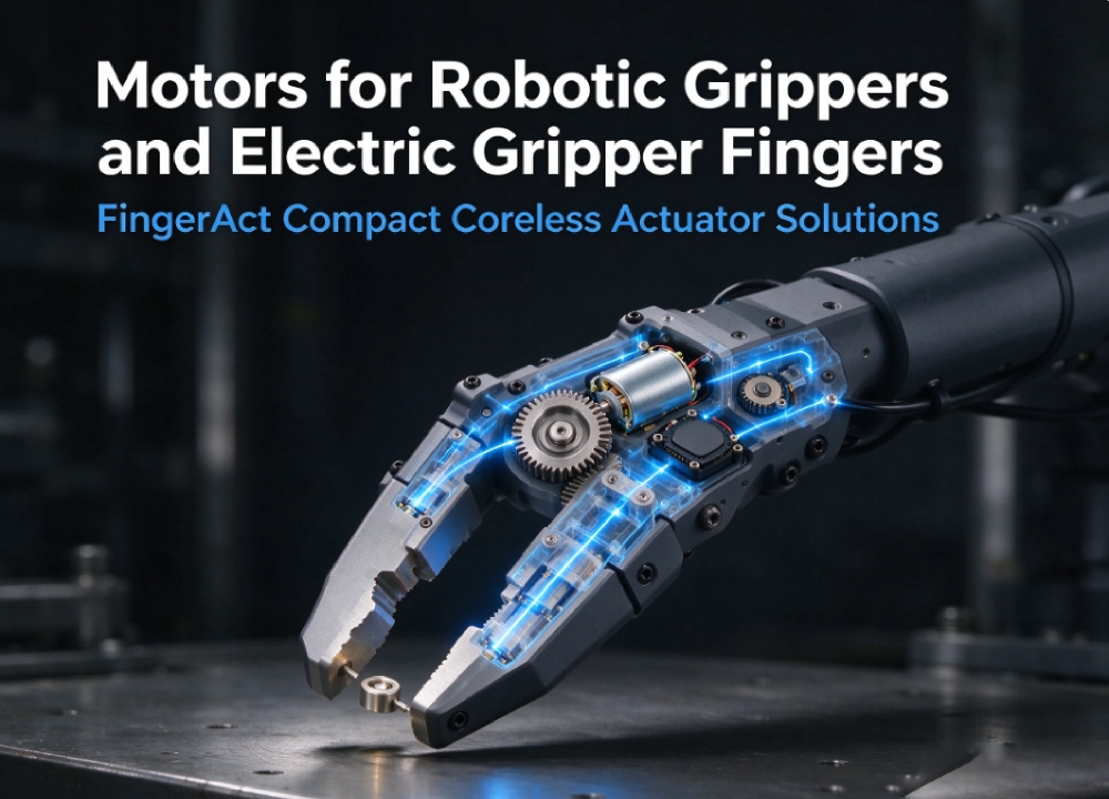 Motors for Robotic Grippers and Electric Gripper Fingers_ FingerAct Compact Coreless Actuator Solutions
