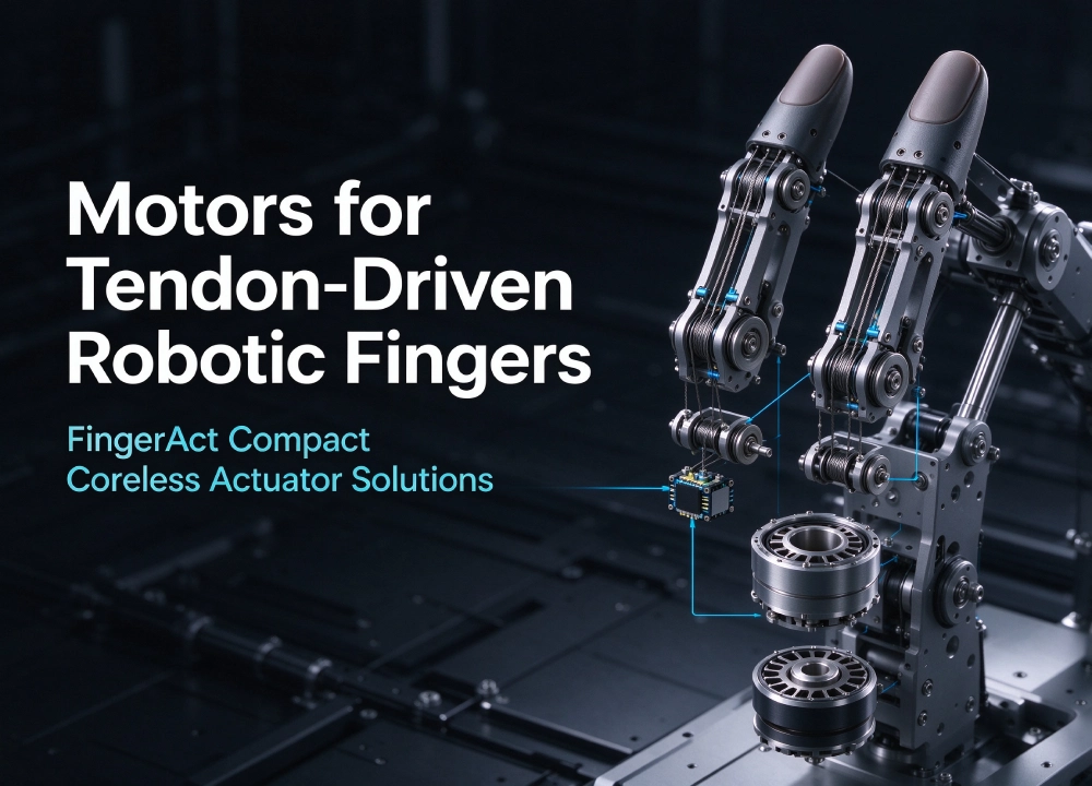 Motors for Tendon-Driven Robotic Fingers_ FingerAct Compact Coreless Actuator Solutions Motors for Tendon-Driven Robotic Fingers_ FingerAct Compact Coreless Actuator Solutions
