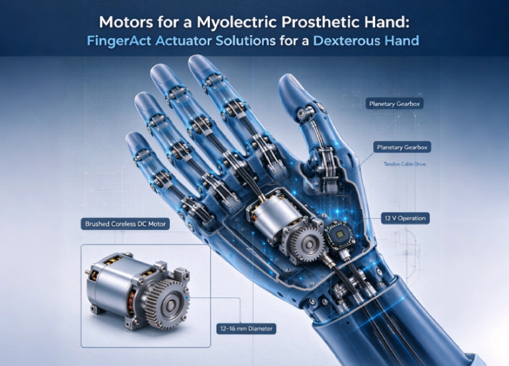 Motors for a Myoelectric Prosthetic Hand_ FingerAct Actuator Solutions for a Dexterous Hand Motors for a Myoelectric Prosthetic Hand: FingerAct Actuator Solutions for a Dexterous Hand